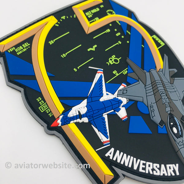 USAF 1st FIGHTER WING ラプターパッチ USAF - 1st FIGHTER WING - F-22 DEMONSTRATION TEAM - Langley