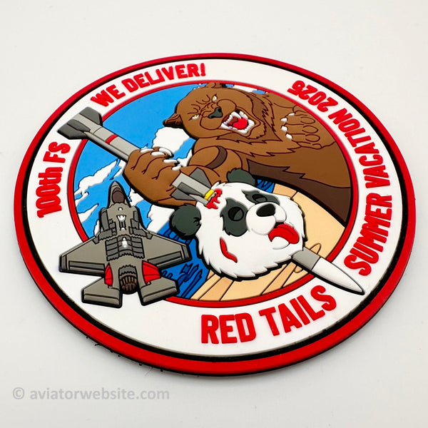 100th FS "Red Tails Summer Vacation" F-35 Patch - MP0729