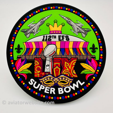 USAF 1112th EFS "SUPER BOWL 2025" FlyOver PATCH - MP0089