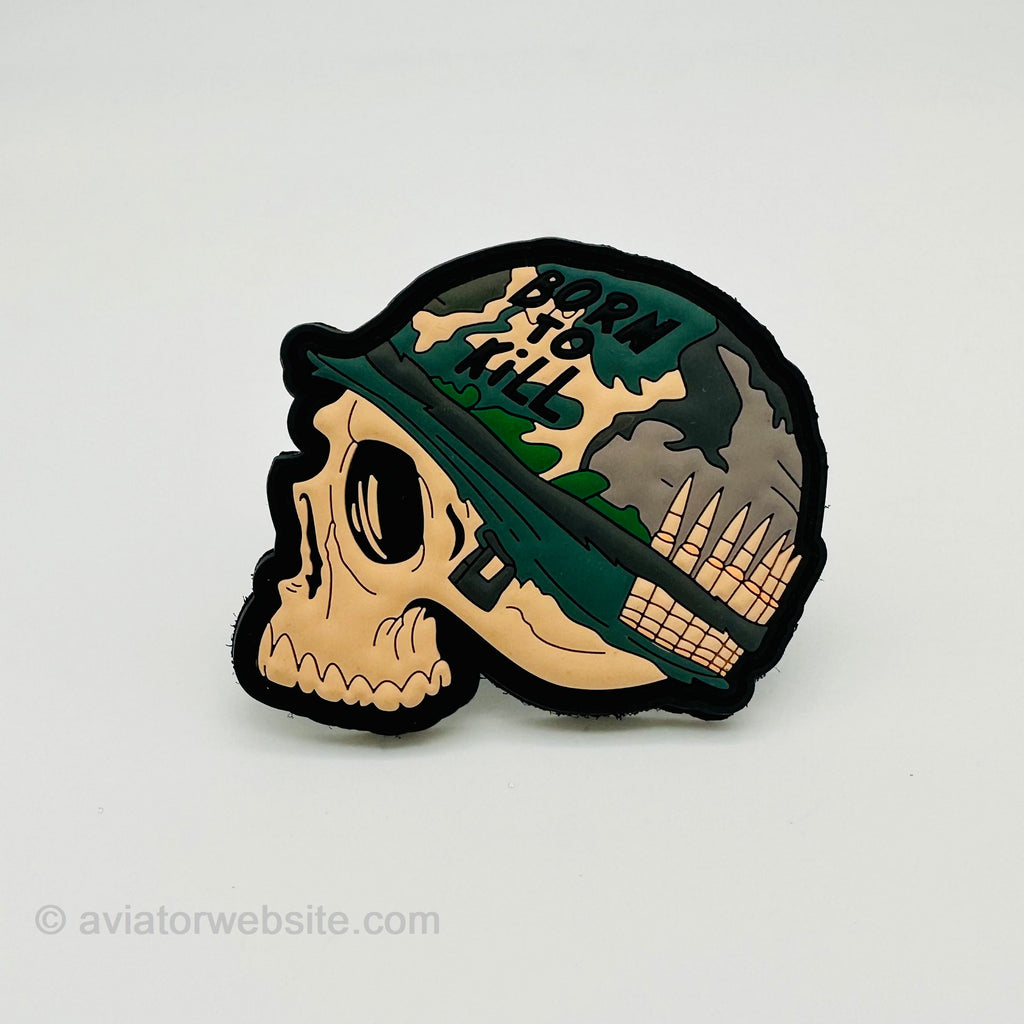Born to Kill Skull - PVC Morale Patch | AVIATORwebsite