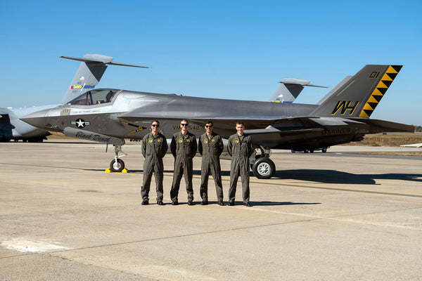 VMFA-542 Tigers F-35B Lightning II "Black Death" PVC Patch - MP0536