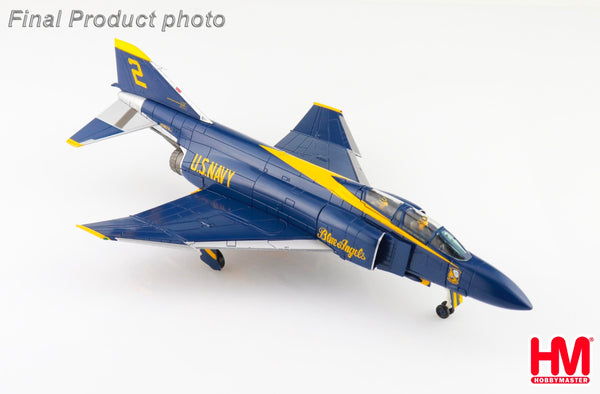 McDonnell Douglas F-4J Phantom II 1/72 Diecast Model USN "Blue Angels #2", 1969
