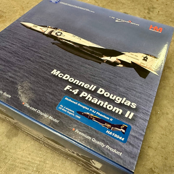 McDonnell Douglas F-4J Phantom II 1/72 Diecast Model USN "Blue Angels #2", 1969