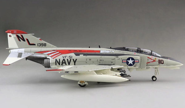F-4B Phantom II 1/72 Die Cast Model - USN VF-51 Screaming Eagles, NL110, USS Coral Sea, Vietnam