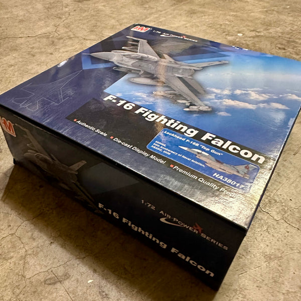 Hobby Master HA38017 Lockheed F-16B Fighting Falcon Diecast Model USN NSAWC, USNFWS TOPGUN, NAS Fallon, NV, 2009