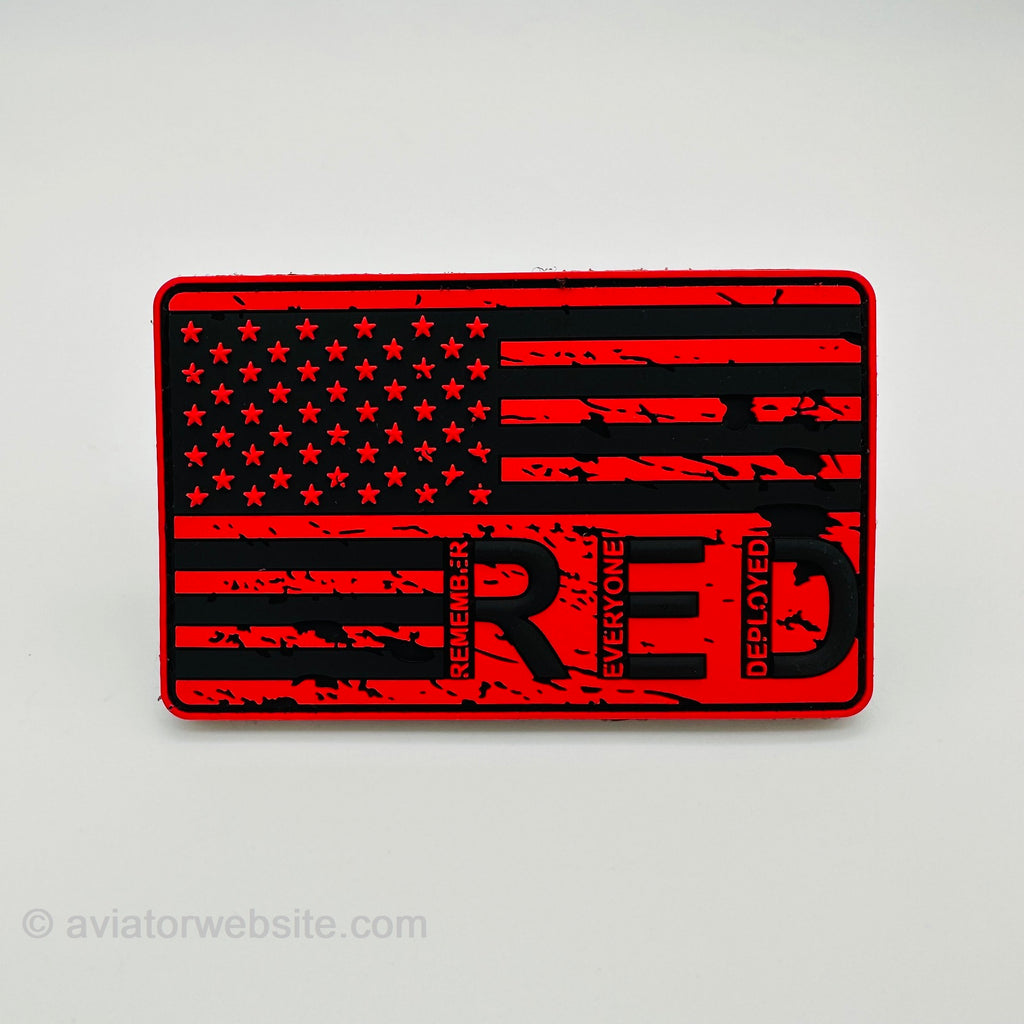 R E D PVC Patch AVIATORwebsite r-e-d-pvc-patch-aviatorwebsite