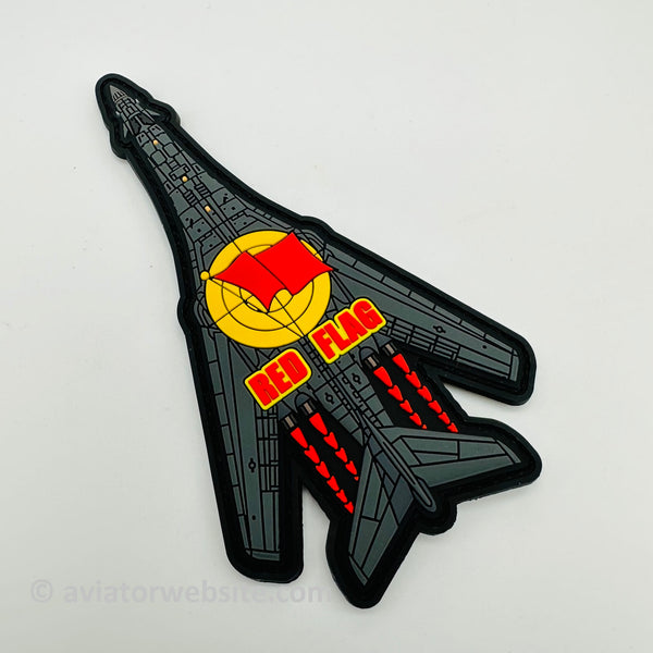 B-1 Lancer "RED FLAG" PVC Military Morale Patch - MP0172