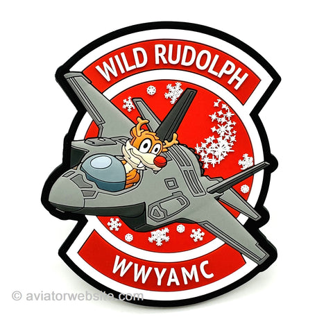 "WILD RUDOLPH" F-35 Christmas Mission Patch - MP0012