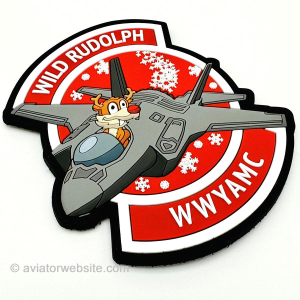 "WILD RUDOLPH" F-35 Christmas Mission Patch - MP0012