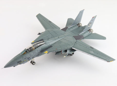 Grumman F-14D Tomcat Diecast Model USN VF-31 Tomcatters, AJ102, Tomcat Sunset 2006 - HA5245
