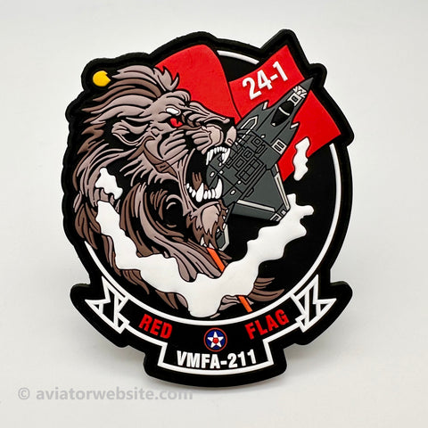 VMFA-211 "Wake Island Avengers" Red Flag 24-1 Patch - MP0152