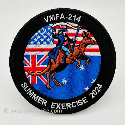 VMFA-214 "Boyington's Bastards" Summer Exercise 2024 Patch - MP0112