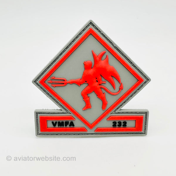 VMFA-232 "Red Devils" F/A-18 PVC Patch COMBO - MP0822