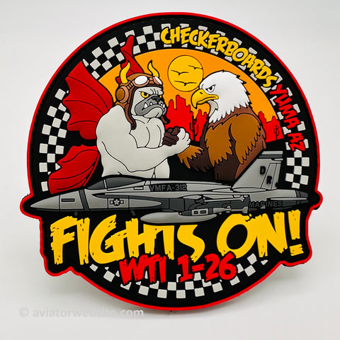 VMFA-312 "Checkerboards" WTI Course PVC Patch - MP0501