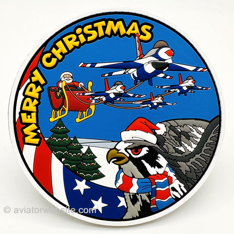Santa Christmas Swoop Patch - MP0552