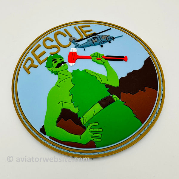 USAF Pararescue "RESCUE" Jolly Green Patch - MP0810