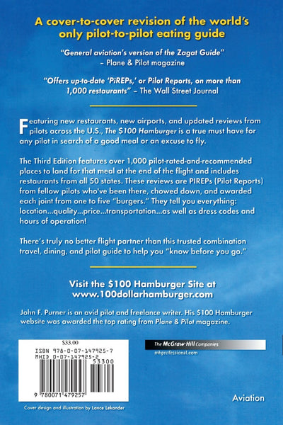 The $100 Hamburger, by John Purner, Paperback - 2006, Back Cover