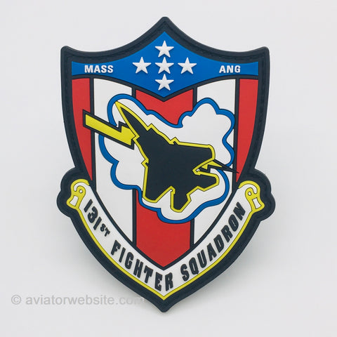 131FS Squadron Emblem Patch PVC