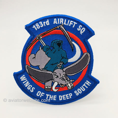 183rd Airlift Patch w/ Reaper
