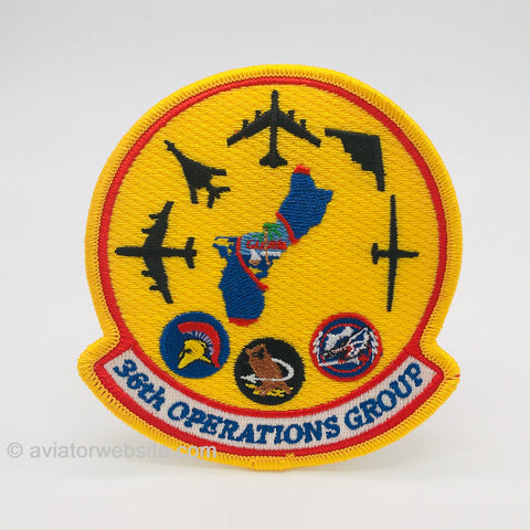 36TH OPERATIONS GROUP USAF GUAM JACKET PATCH