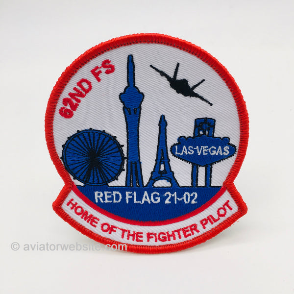 62nd Fighter Squadron Red Flag Patch 2021 - MP0719