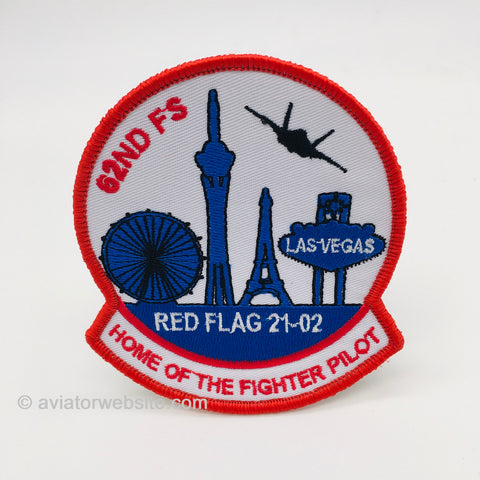 62nd Fighter Squadron Red Flag Patch 2021 - MP0719