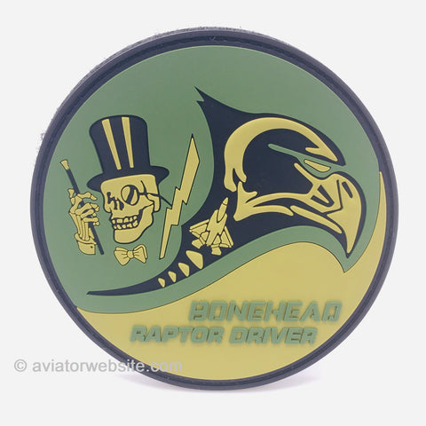 95th FS "BONEHEAD RAPTOR DRIVER" PVC SUBDUED Patch