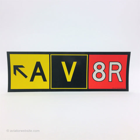 AV8R Sticker