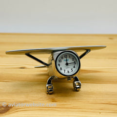 Aviation store desk clock