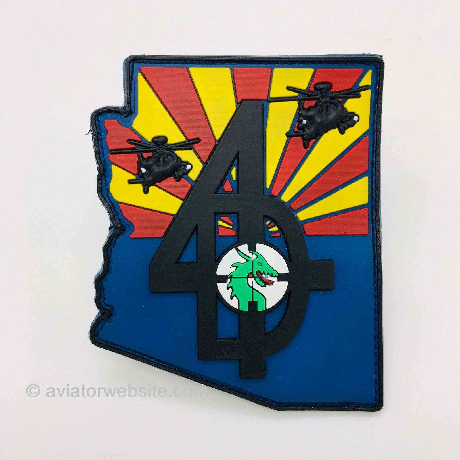 Apache Flight Patch Boeing Apache Helicopter PVC Patch | AVIATORwebsite
