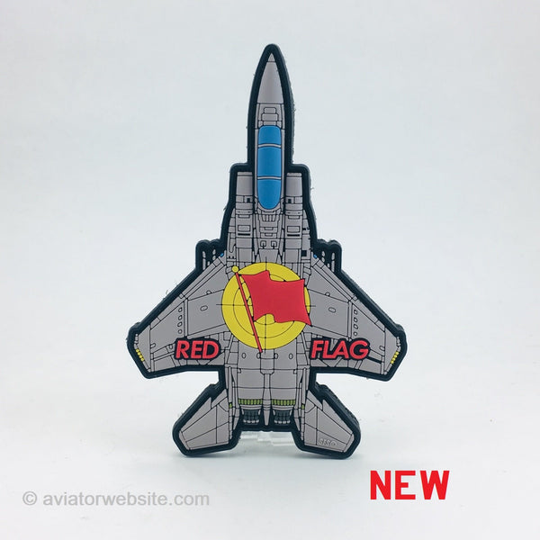 "Red Flag Fleet" PVC AIRCRAFT PATCH SET  - MP0529