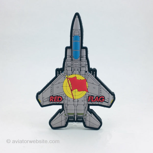 F-15 "RED FLAG" PVC Military Morale Patch - MP0171