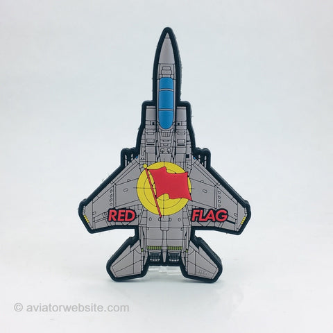 F-15 "RED FLAG" PVC Military Morale Patch - MP0171