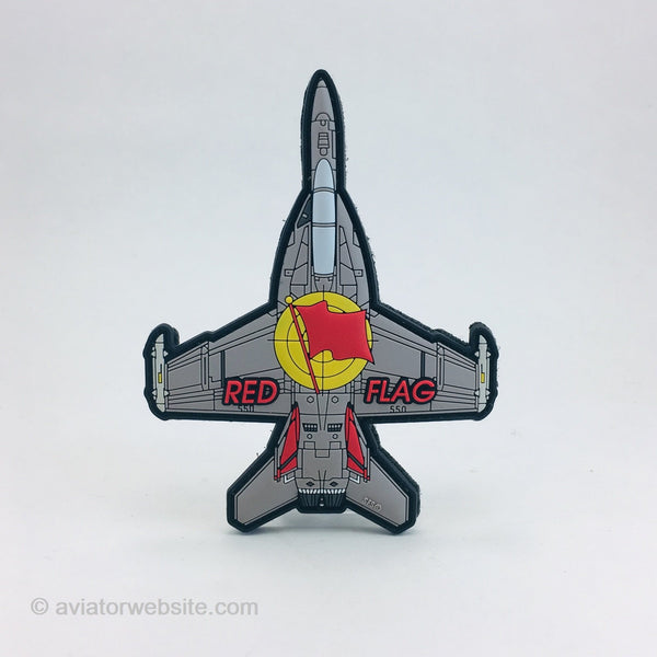 "Red Flag Fleet" PVC AIRCRAFT PATCH SET  - MP0529