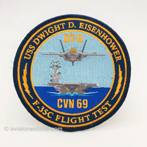 F-35C Flight Test Patch USS Eisenhower