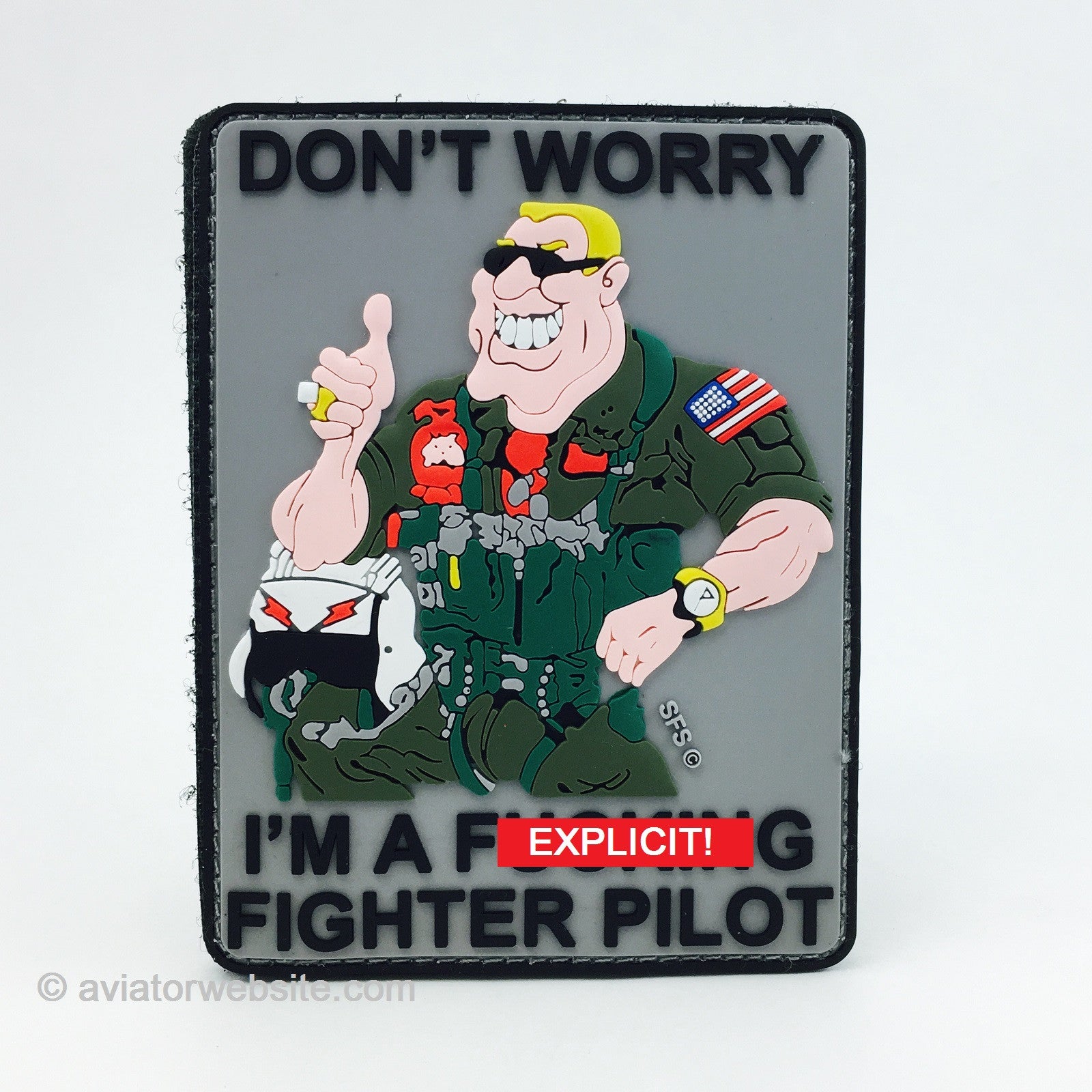 Don't Look At This Chicken Funny Morale Patch