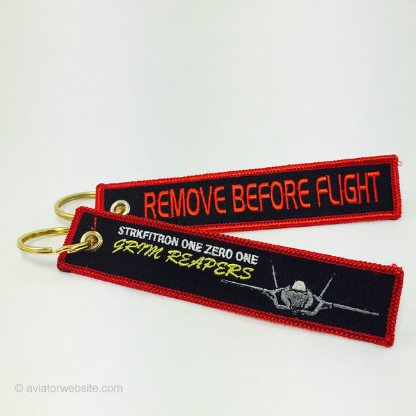 VFA-101 Grim Reapers keychain