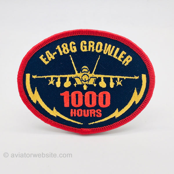 EA-18G Growler "1000 Flight Hours" Patch