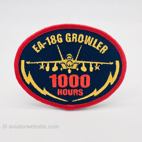 EA-18G Growler "1000 Flight Hours" Patch