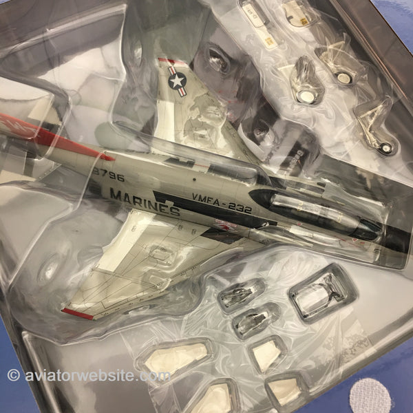 F-4J Phantom II 1/72 Die Cast Model - VMFA-232 "Red Devils", U.S. Marines, Japan 1977