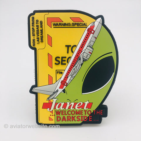 Janet Airlines File Folder Patch