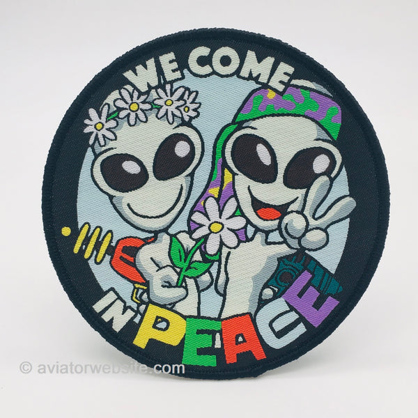 "We come in Peace" Morale Patch - MP0586