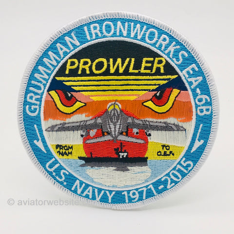 EA-6B Prowler Last Cruise Patch