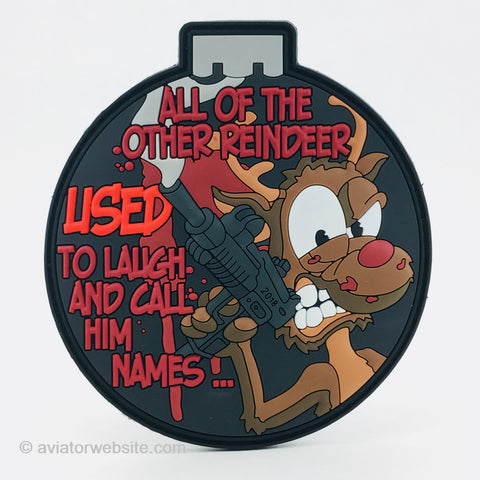 Rudolph Christmas Morale Patch