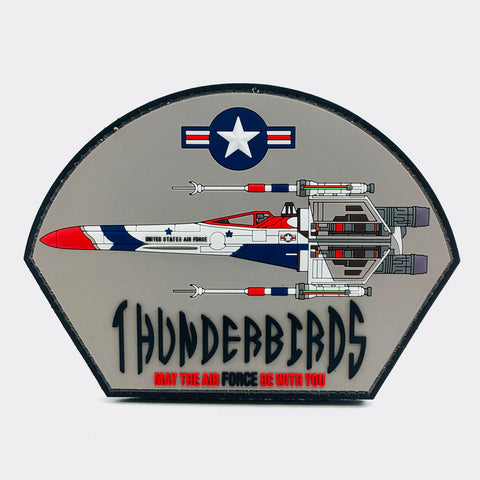 2019 Thunderbirds "X-WING" PVC Patch - MP0084