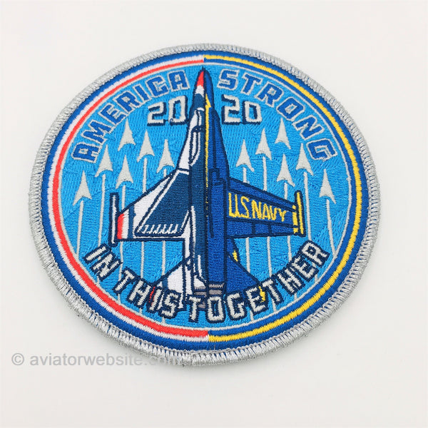 Blue Angels and Thunderbirds 2020 "AMERICA STRONG" PATCH COMBO - MP0503