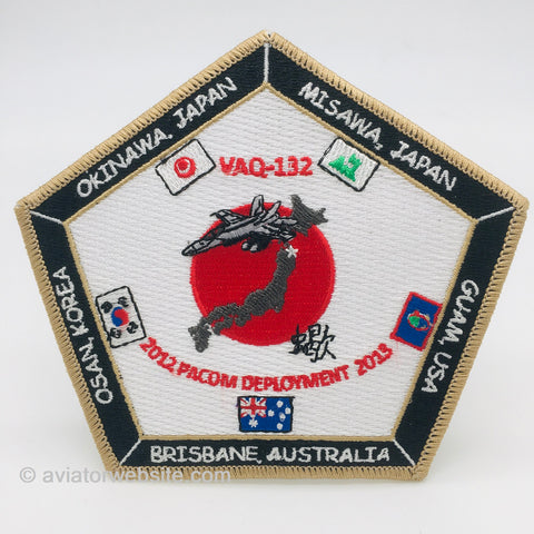 VAQ-132 "Scorpions" 2012 PACOM Deployment Patch