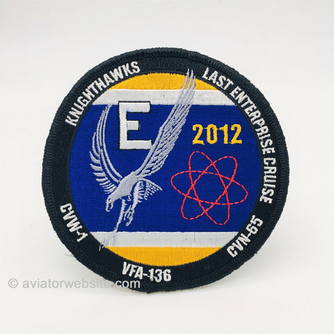USN/NAVY VFA-136/CVW-1/CVN-65 LAST ENTERPRISE CRUISE 2012 PATCH