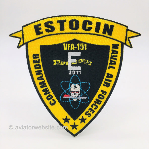 NAVY VFA-151 VIGILANTES 2011 BATTLE E AWARD WINNER PATCH