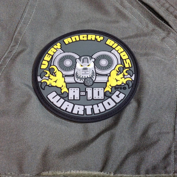 "Very Angry Birds" A-10 Thunderbolt Patch - MP0106